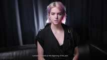 Interview with Dasha while she is smoking   