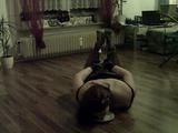 Try to eat while hogcuffed