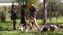 Happy Halloween! Ballbusting
