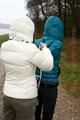 Petra tied and gagged by Jill in downjackets
