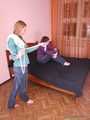 Alexa & Catt  – Barefeet girls use bondage to take control of the TV-set