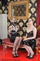 Miss Francine dominated by Lady Nadja both in full latex