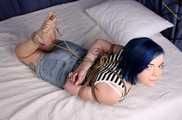 Diane hogtied