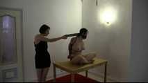 Afsana brutally Hogtied