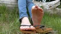 Barefoot and flip-flops