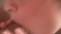 Netzstrümpfe und Sperma
