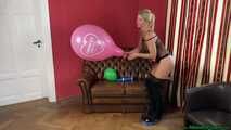 footpump and handpump2pop three balloons