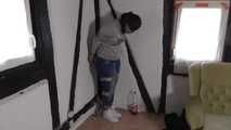 Jasmin in hogtie 5/6