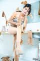 Crazy pantyhosefun before the mirror (289 images)