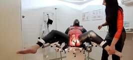 Tickled on the gynecological chair