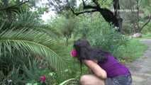 030041 Salma Pees On The Outhouse Floor