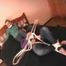Catt and Alexa - Naughty girl tied up before joining powerless girlfriend on the bed (video)