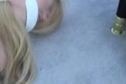 Mayra is struggling bound on the floor