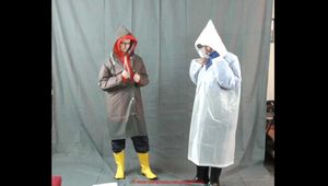 Short raincoat clip