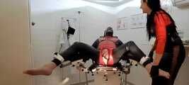Tickled on the gynecological chair