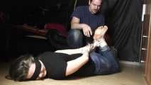 Michelle hogtied and tickled