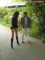 On a fuck tour through the Ruhr area with a german pornstar Pornoralle