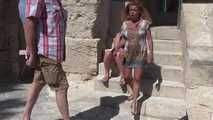 Dresscode in Public:  At the tourist castle