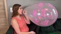Blow2Pop clear Q18 *happy birthday* with mouthpiece