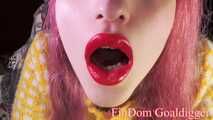 Orange Big Lips Bimbo Transformation