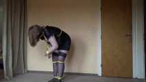 Sweetie in yellow ropes 2