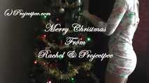 078061 Rachel Takes A Desperate Pee On Her Floor As She Decorates Her Christmas Tree