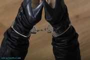 Irish 8 hogtied in leather