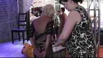 Public Bondage Walk and displayed in Public for Lena King