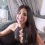 Horny big booty teen masturbating in the sofa POV