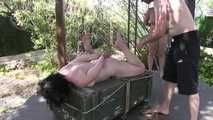 Outdoor BDSM sessions with 2 slave girls