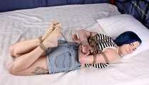 Diane hogtied