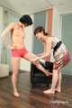 Anni Bay and Dakota - wrapping games started