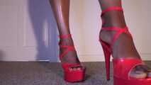 High heel JOI