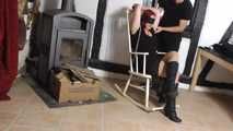 Aurora tied to chair 1/2