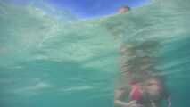 Under water - put the bikini off
