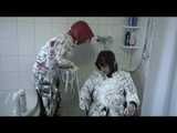 Get 2 Videos with Dani bound and gagged in shiny nylon Downwear from 2008.