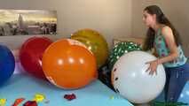 girlfriend pops your rare Q24 balloons with fingernails and wooden stick