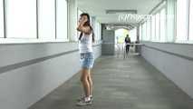 068004 Ling Takes A Very Risky Pee In A Busy Station