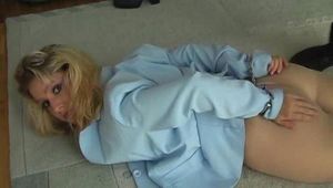 Angie hogtied