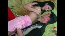Cute Brunette Cindy Pink Dress Fuck and Facial