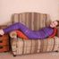 [From archive] Alexa and Satisfaction Girl are wrapped in purple vet wrap (1/3)