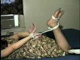 33 Yr OLD AMERICAN INDIAN DOCTOR HOG-TIED & ACE BANDAGE GAGGED (D19-16)