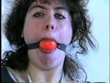 BALL-GAGGED & DROOLING WIDE EYED AMBER (D10-8)