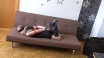 Maria hogtied at home 1/2