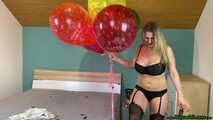 sexy popping helium bouquet of crystal U16 HB balloons