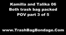 Kamilla and Talika06 - Both trash bag packed (BTS video)