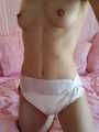 I’m wearing nothing but my Libero Junior diaper