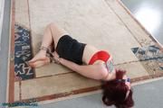 Strict hogtied