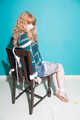 Sweet Cheeks in Barefeet Tied in a Chair
