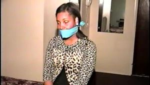 18 Yr OLD BLACK COLLEGE STUDENT IS OTM GAGGED, WRITES RANSOM NOTE AND MAKES RANSOM CALL (D64-9)